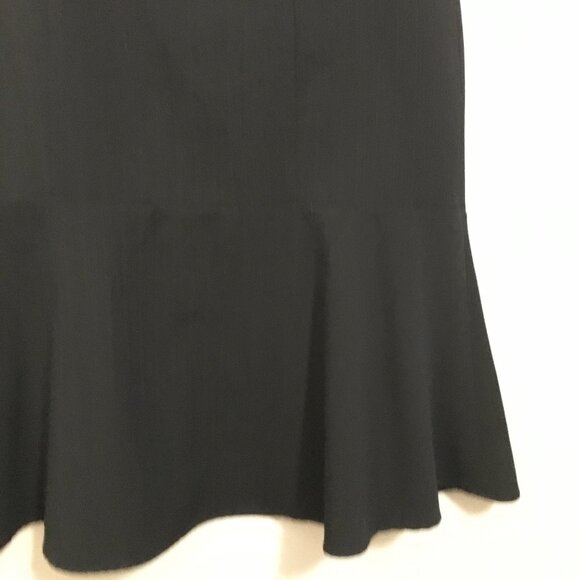Classy Charcoal Grey Mermaid Hem Pencil Skirt - Picture 6 of 15